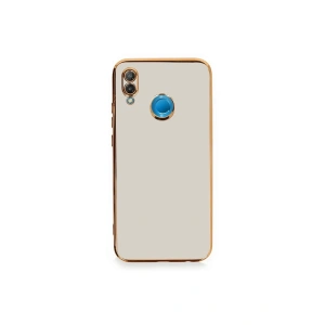 Mey İthalat® Huawei P20 Lite Kılıf Volet Silikon - Beyaz