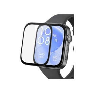 Mey İthalat®  Huawei Watch Fit 3 Polymer Nano Ekran Koruyucu - Şeffaf