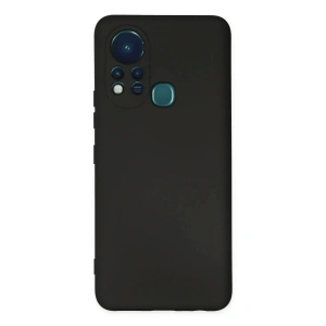 Mey İthalat®  İnfinix Hot 11s Kılıf Nano içi Kadife Silikon - Siyah