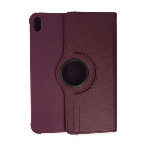Mey İthalat®  iPad 2022 10.9 (10.nesil) Kılıf 360 Tablet Deri Kılıf - Mürdüm
