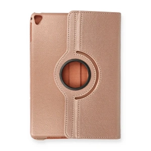 Mey İthalat®  iPad 9.7 (2018) Kılıf 360 Tablet Deri Kılıf - Rose Gold