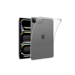 Mey İthalat®   iPad Pro 11 (2024) Kılıf Anti Shock Tablet Silikon - Şeffaf