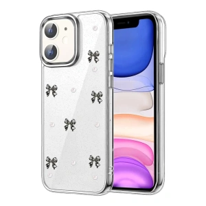 Mey İthalat®   iPhone 11 Fiyonk Desenli Kapak - Desen 8