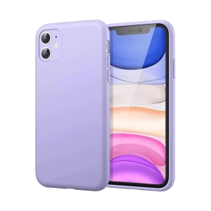 Mey İthalat®   iPhone 11 Kılıf First Silikon - Lila