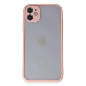 Mey İthalat® iPhone 11 Kılıf Montreal Silikon Kapak - Pembe