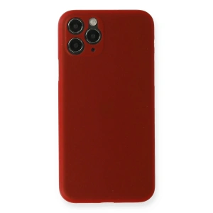 Mey İthalat®  iPhone 11 Pro Kılıf PP Ultra İnce Kapak - Kırmızı