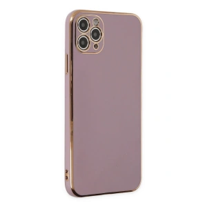 Mey İthalat® iPhone 11 Pro Max Kılıf Volet Silikon - Mor