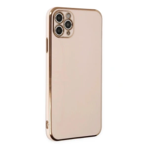 Mey İthalat® iPhone 11 Pro Max Kılıf Volet Silikon - Pembe