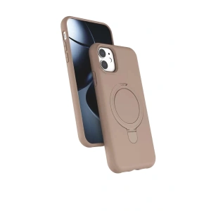 Mey İthalat®   iPhone 11 Regal Magsafe Standlı Kapak - Çöl Titanyum