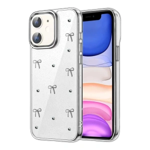 Mey İthalat®   iPhone 12 Fiyonk Desenli Kapak - Desen 5