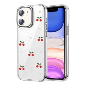 Mey İthalat®   iPhone 12 Fiyonk Desenli Kapak - Desen 9