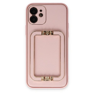 Mey İthalat® iPhone 12 Kılıf Coco Elit Kapak - Pembe