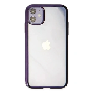 Mey İthalat® iPhone 12 Kılıf Element Silikon - Mor
