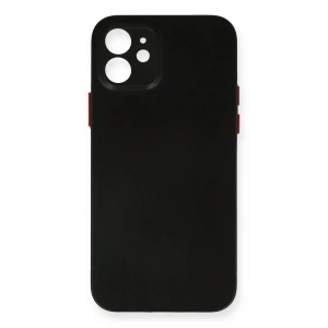 Mey İthalat® iPhone 12 Kılıf PP Ultra İnce Kapak - Siyah