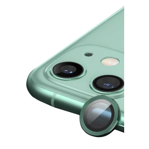 Mey İthalat®  iPhone 12 Mini Raze Metal Kamera Lens - Yeşil