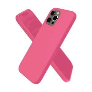 Mey İthalat® iPhone 12 Pro Kılıf First Silikon - Pembe