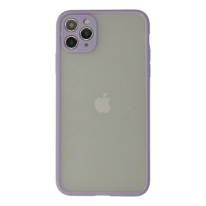 Mey İthalat®  iPhone 12 Pro Kılıf Montreal Silikon Kapak - Mor