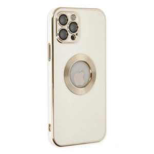Mey İthalat®  iPhone 12 Pro Kılıf Store Silikon - Beyaz