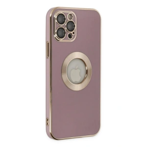 Mey İthalat®  iPhone 12 Pro Kılıf Store Silikon - Mor