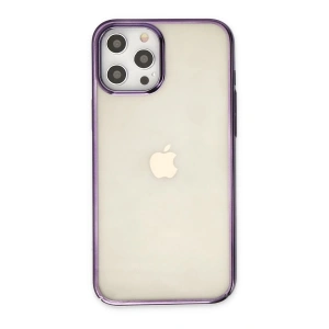 Mey İthalat® iPhone 12 Pro Max Kılıf Element Silikon - Mor