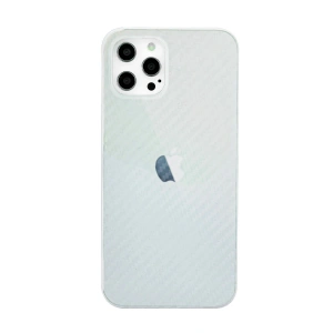 Mey İthalat® iPhone 12 Pro Max Kılıf Karbon PP Silikon - Şeffaf