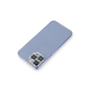 Mey İthalat®  iPhone 12 Pro Metal Kamera Lens Koruma Cam - Koyu Yeşil
