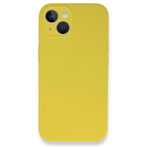 Mey İthalat®  iPhone 13 Mini Kılıf Lansman Legant Silikon - Sarı