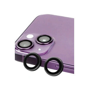 Mey İthalat®  iPhone 13 Mini Raze Metal Kamera Lens - Siyah