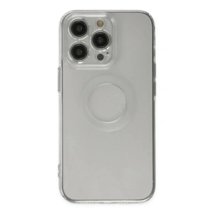 Mey İthalat®  iPhone 13 Pro Kılıf Santa Lens Silikon - Şeffaf