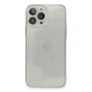 Mey İthalat®  iPhone 13 Pro Max Kılıf Fly Lens Silikon - Şeffaf