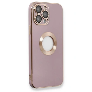 Mey İthalat®  iPhone 13 Pro Max Kılıf Store Silikon - Mor