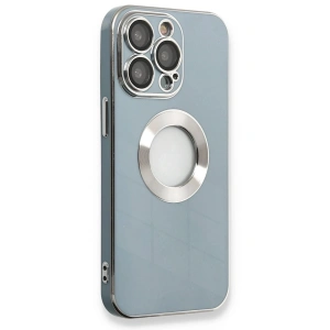 Mey İthalat®  iPhone 13 Pro Max Kılıf Store Silikon - Sierra Blue