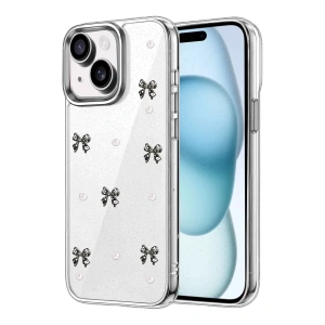 Mey İthalat®   iPhone 14 Fiyonk Desenli Kapak - Desen 8