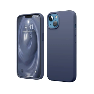 Mey İthalat®  iPhone 14 Kılıf First Silikon - Lacivert