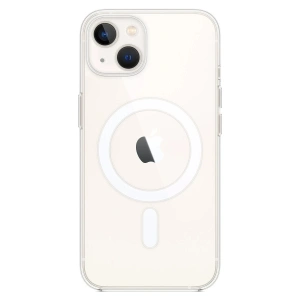 Mey İthalat®  iPhone 14 Kılıf Magneticsafe Şeffaf Silikon - Şeffaf