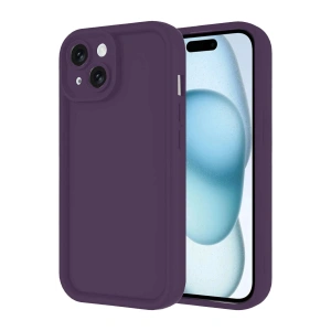 Mey İthalat®  iPhone 14 Kılıf Viera Silikon - Mor