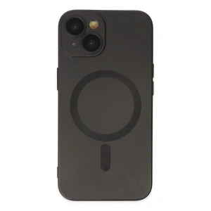 Mey İthalat®  iPhone 14 Plus Kılıf Moshi Lens Magneticsafe Silikon - Siyah