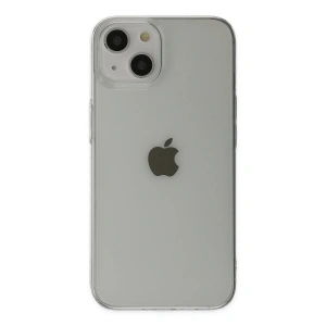 Mey İthalat®  iPhone 14 Plus Kılıf Pc Sert Şeffaf Kapak - Şeffaf