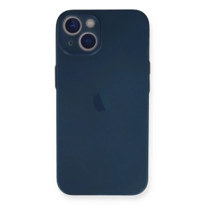 Mey İthalat®  iPhone 14 Plus Kılıf PP Ultra İnce Kapak - Mavi