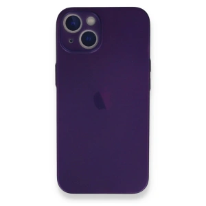 Mey İthalat®  iPhone 14 Plus Kılıf PP Ultra İnce Kapak - Mor