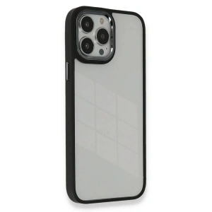 Mey İthalat® iPhone 14 Pro Kılıf Dora Kapak - Siyah