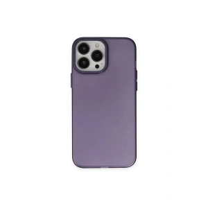 Mey İthalat® iPhone 14 Pro Kılıf Modos Metal Kapak - Derin Mor