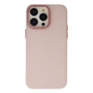 Mey İthalat® iPhone 14 Pro Kılıf Modos Metal Kapak - Pembe