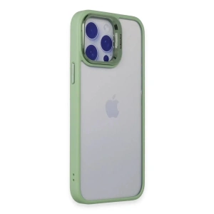 Mey İthalat®  iPhone 14 Pro Kılıf Roblox Lens Standlı Kapak - Yeşil
