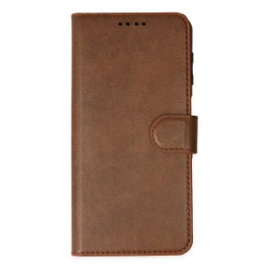 Mey İthalat®   iPhone 14 Pro Kılıf Trend S Plus Kapaklı Kılıf - Taba