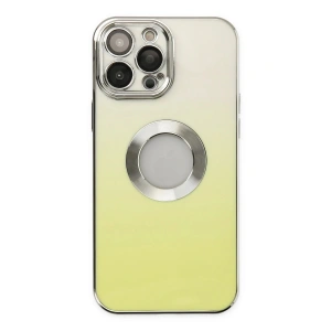Mey İthalat®  iPhone 14 Pro Max Kılıf Best Silikon - Sarı