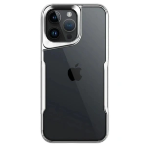Mey İthalat®  iPhone 14 Pro Max Kılıf Boyi Silikon Kapak - Gümüş