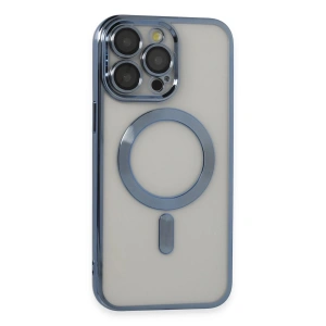 Mey İthalat®  iPhone 14 Pro Max Kılıf Kross Magneticsafe Kapak - Sierra Blue