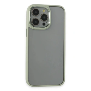Mey İthalat®  iPhone 14 Pro Max Kılıf Power Silikon - Yeşil