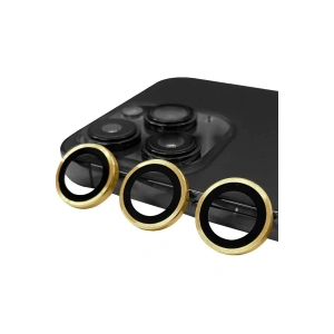 Mey İthalat®  iPhone 14 Pro Max Raze Metal Kamera Lens - Gold